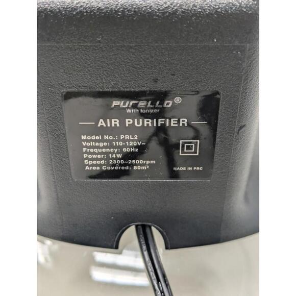 PURELLO air Cleaner w/ Ionizer Model PRL2 Rainbow - Picture 4 of 4
